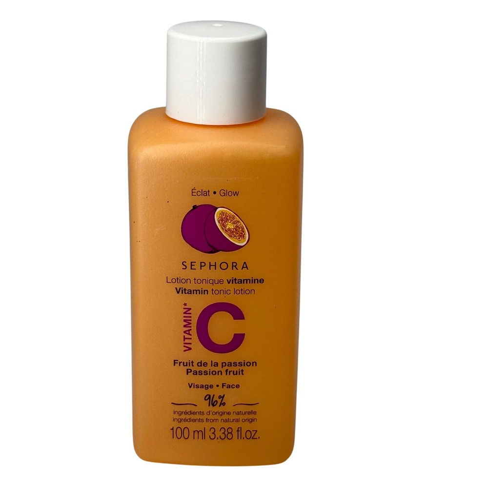 Sephora Vitamin C Passion Fruit Vitamin Tonic Lotion 100 ml‎ 3.38 fl oz Glow